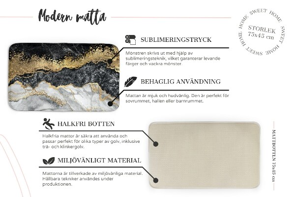Matta halkskydd Yta av trä