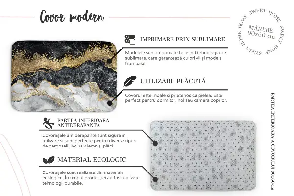 Matta halkskydd Mönstrade plattor