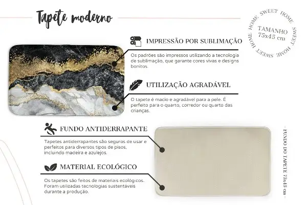 Matta halkskydd Grön marmor