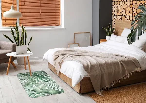Matta Gröna tropiska blad