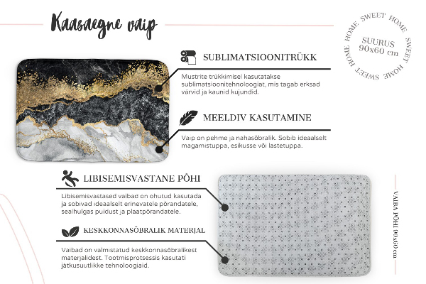 Matta Moln och regnbågar