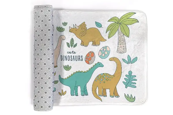 Liten matta Söta dinosaurier