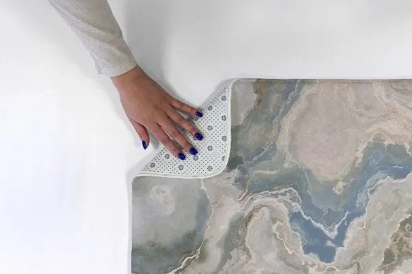 Liten matta Abstrakt mönster med marmor
