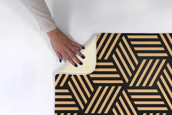 Liten matta Geometriskt mönster med diagonala linjer