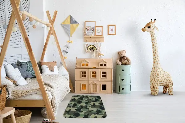 Liten matta Dinosaurier på kamouflage