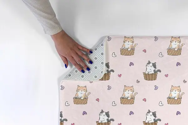 Liten matta Katter i korgar