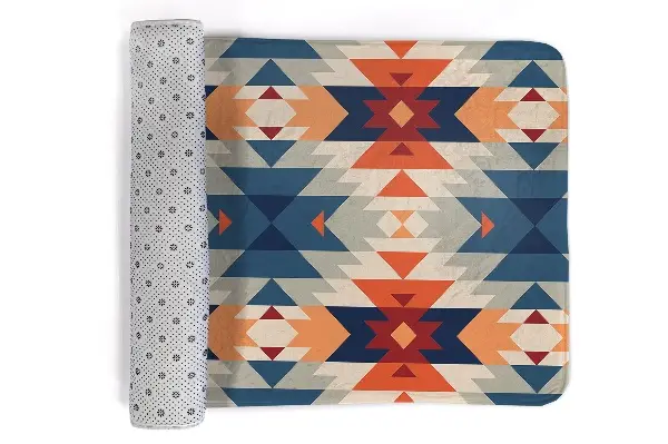 Liten matta Aztekiskt geometriskt mönster
