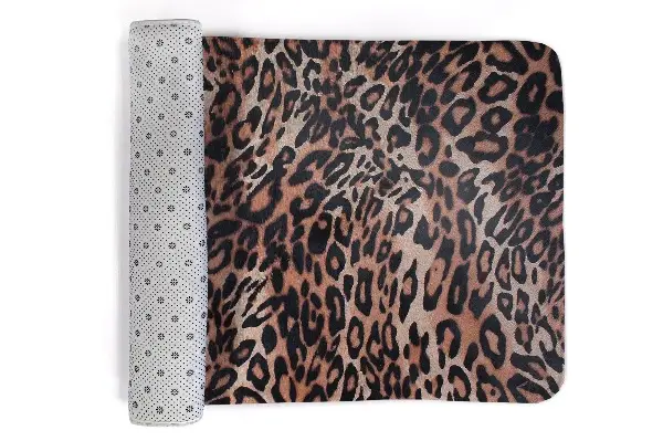 Liten matta Mönster av leopardskinn