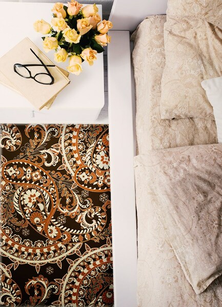 Vinylmatta Paisley retro