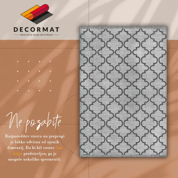 Vinylmatta Orientalisk geometrisk mönster