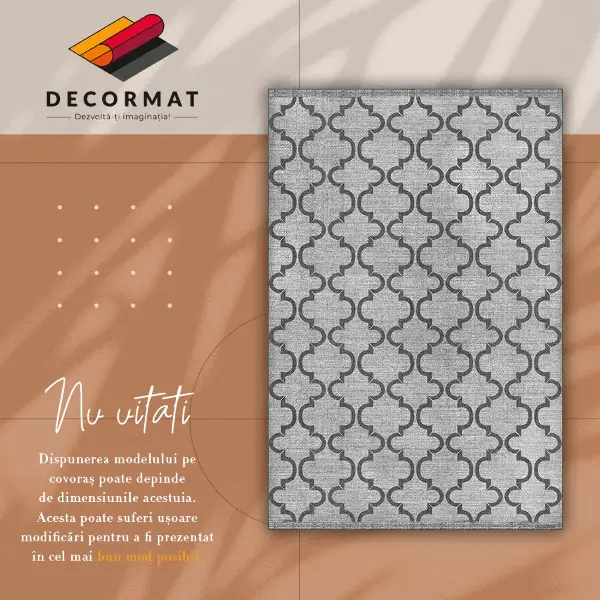 Vinylmatta Orientalisk geometrisk mönster