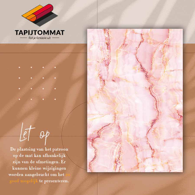 Vinylmatta Rosa marmor