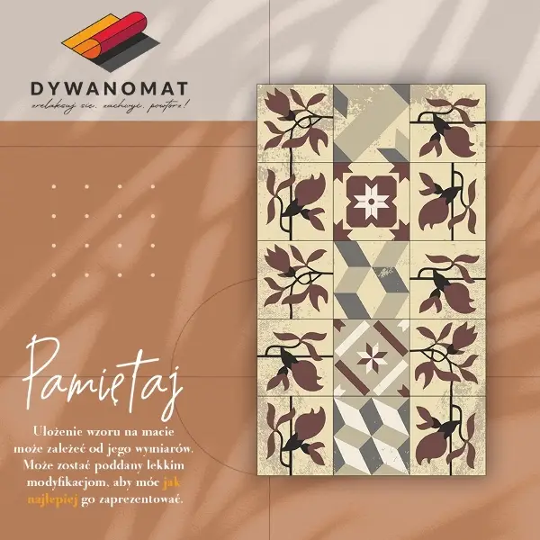 Vinylmatta Magnolia plattor