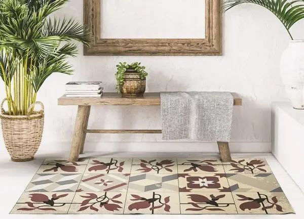 Vinylmatta Magnolia plattor
