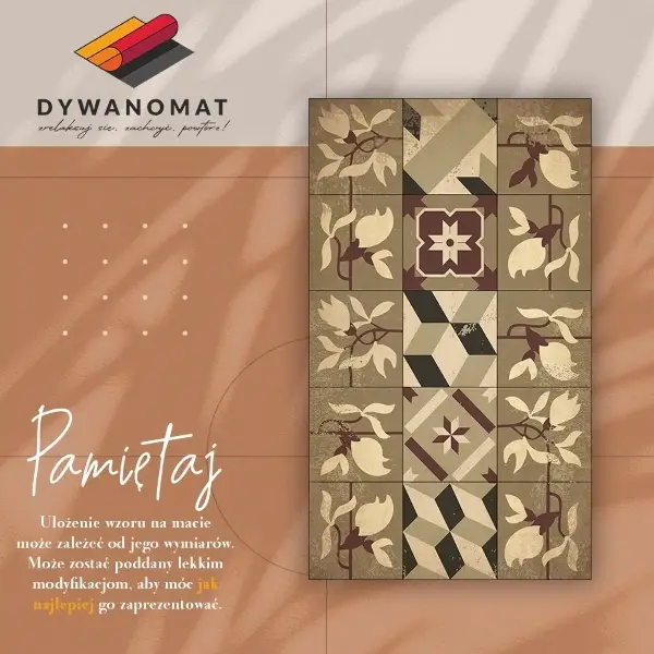 Vinylmatta Magnolia plattor