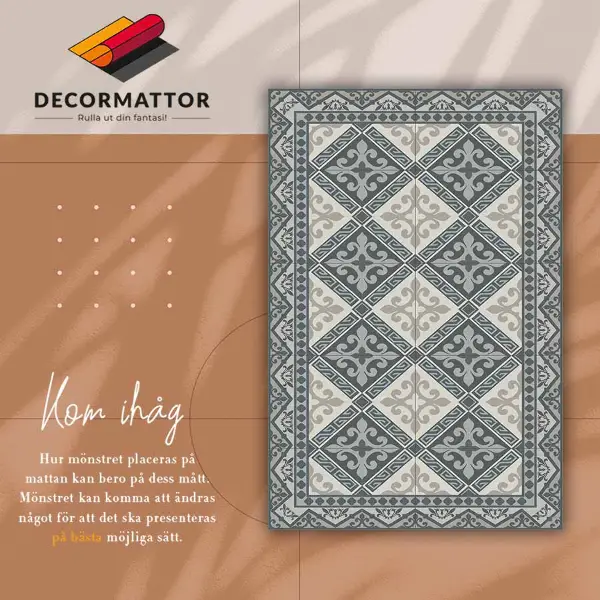 Vinylmatta Geometriska ornament