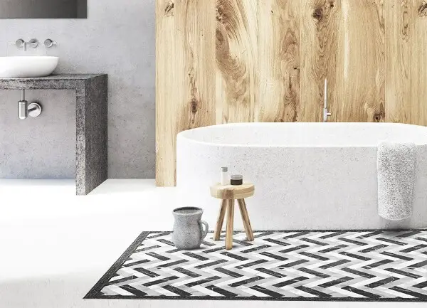 Vinylmatta Marmormosaik