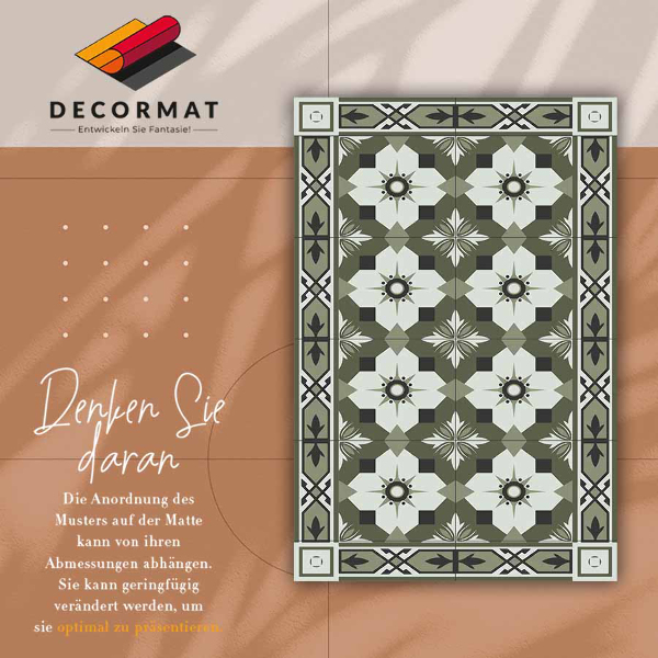 Matta pvc Kaklat geometriskt mönster