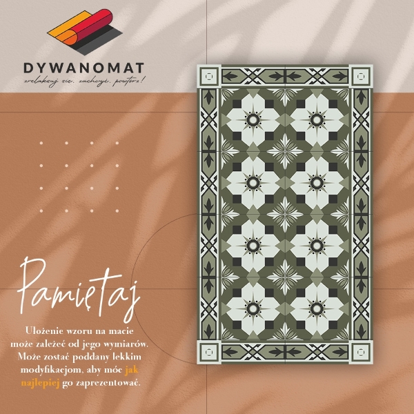 Matta pvc Kaklat geometriskt mönster