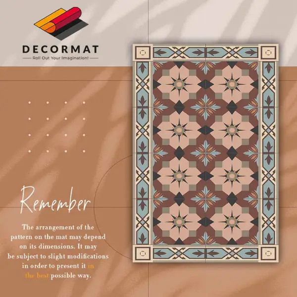 Matta pvc Geometriska plattor
