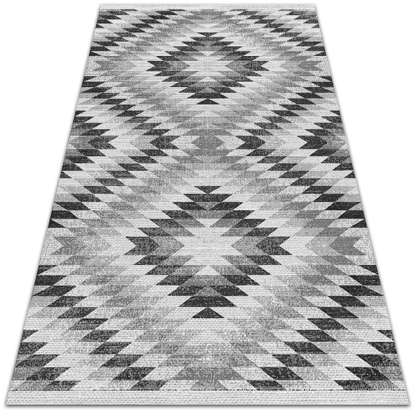 Vinylmatta Grå geometriskt mönster