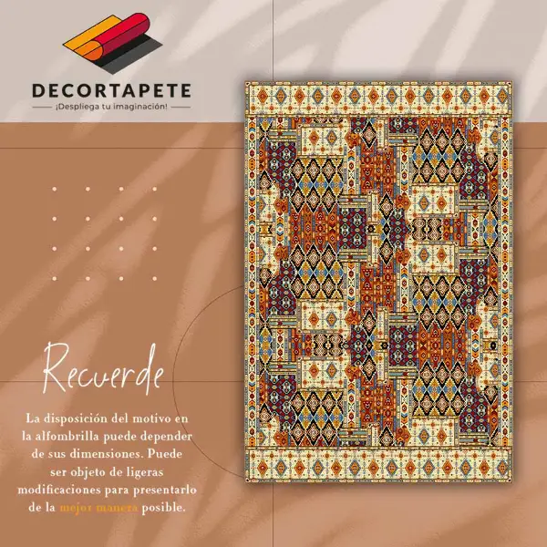Vinylmatta Geometriskt lapptäcke
