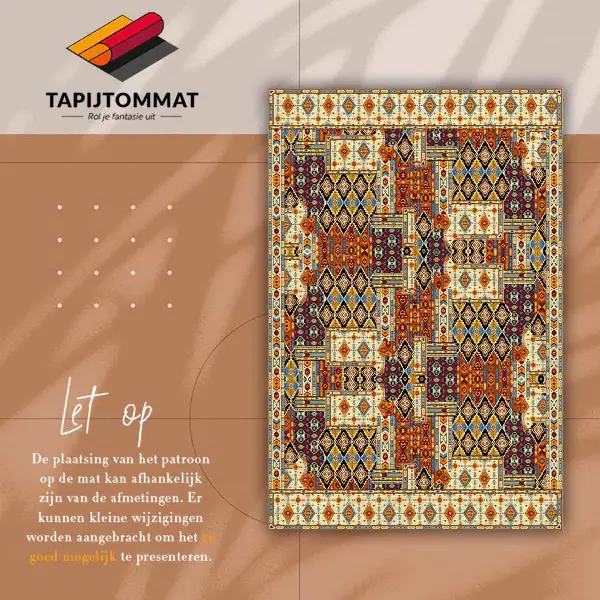 Vinylmatta Geometriskt lapptäcke