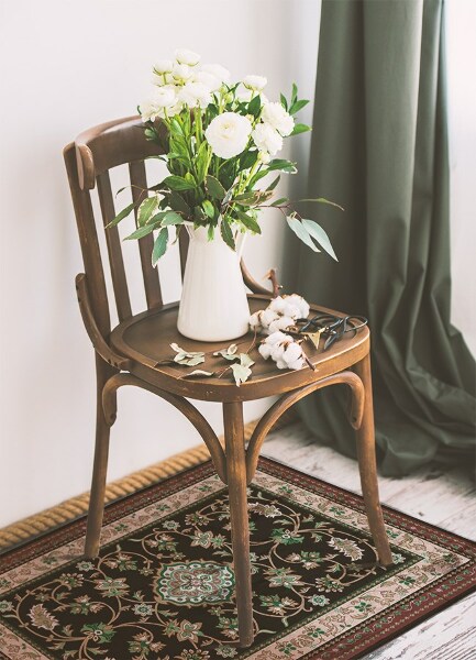 Vinylmatta Floristiska mönster