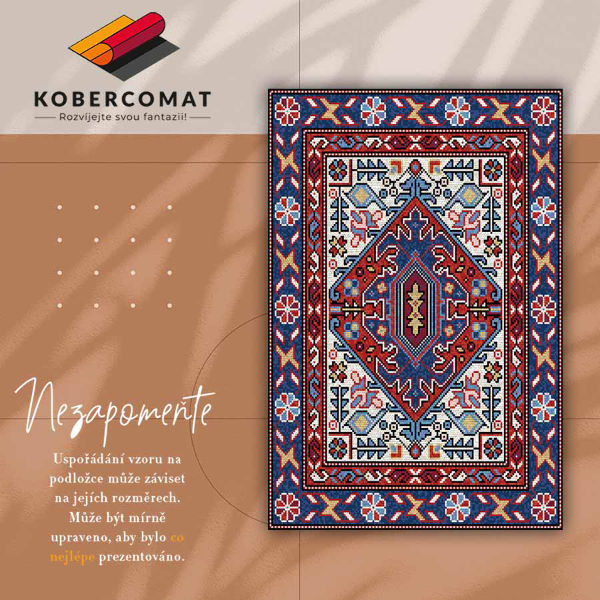 Vinylmatta Folk ornament