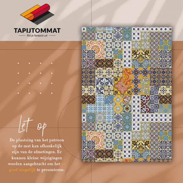 Vinylmatta Abstrakt mosaik