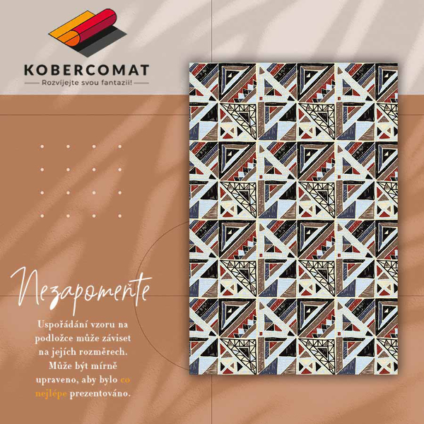 Vinylmatta Geometrisk mosaik