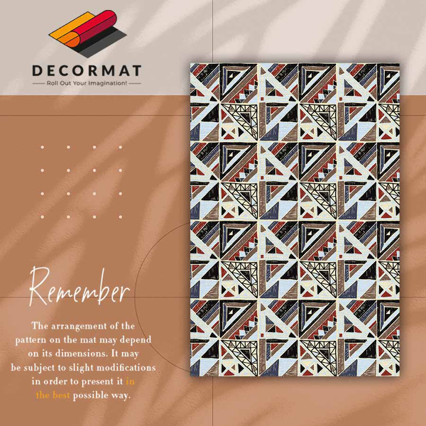 Vinylmatta Geometrisk mosaik