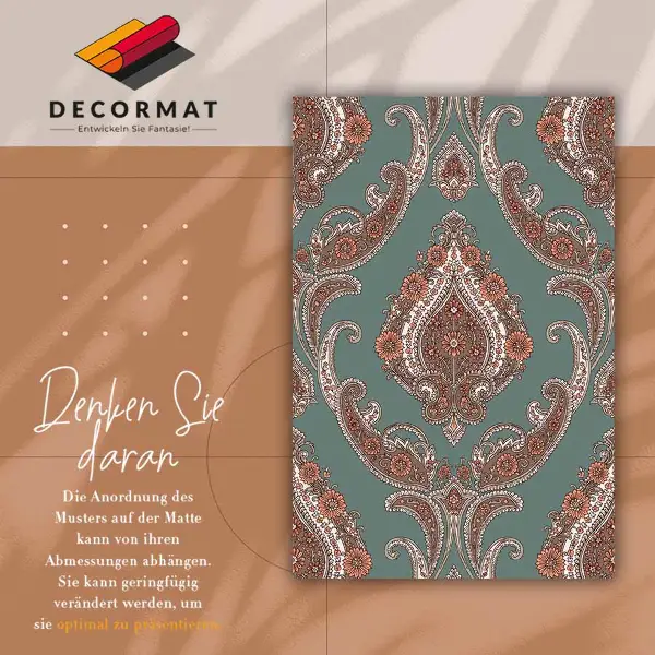 Vinylmatta Paisley vintage