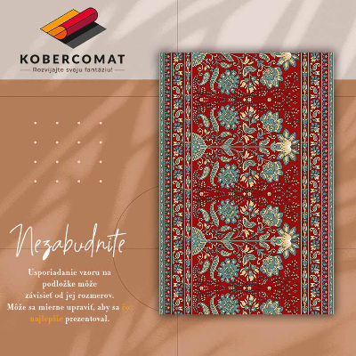 Vinylmatta Paisley blommor