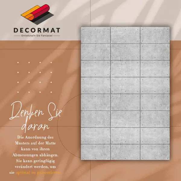 Vinylmatta Betongkub