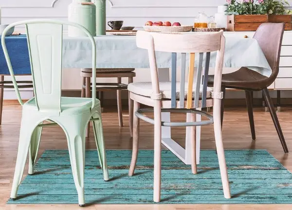 Vinylmatta Randig bräde