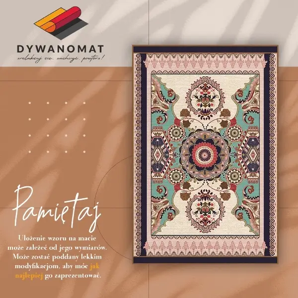 Vinylmatta Geometriska blommor