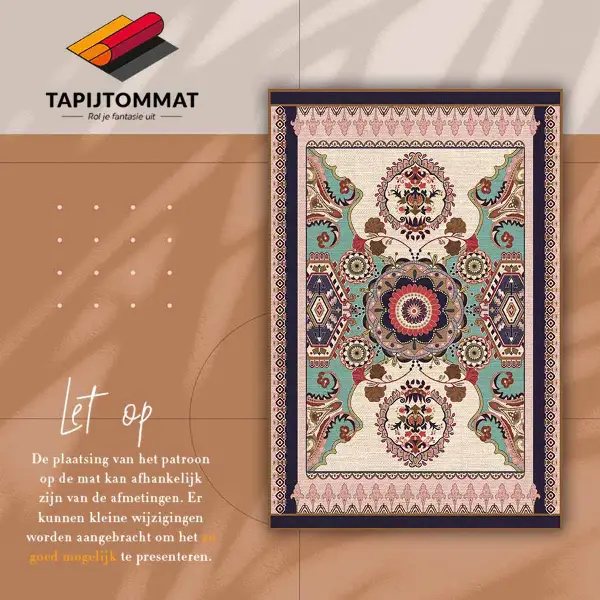 Vinylmatta Geometriska blommor