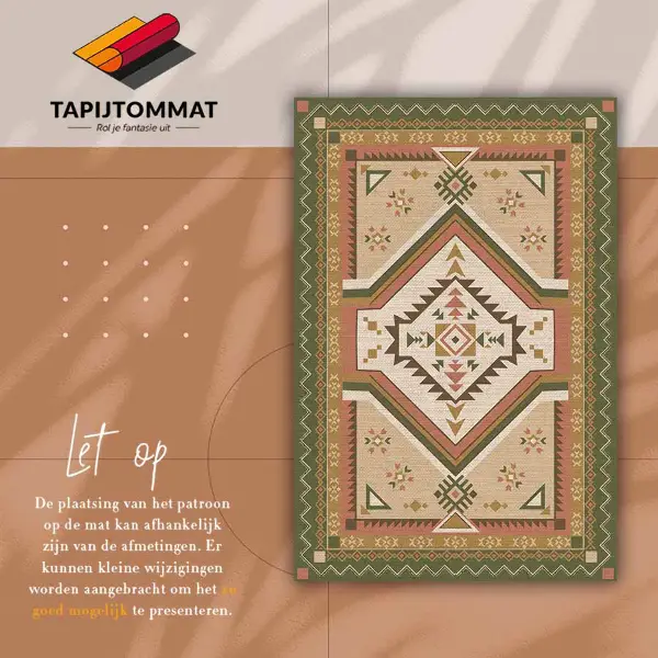 Vinylmatta Spansk geometri