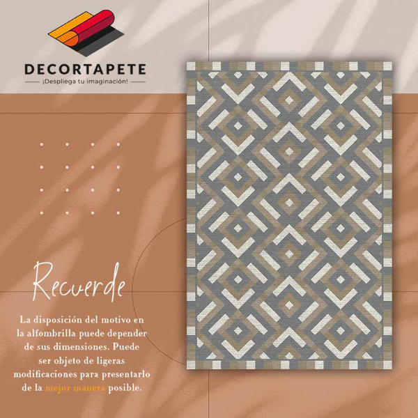 Vinylmatta Aztekgeometri