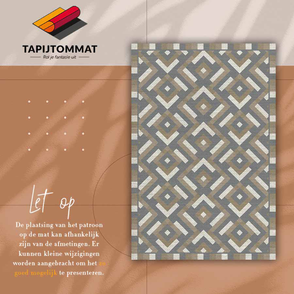 Vinylmatta Aztekgeometri