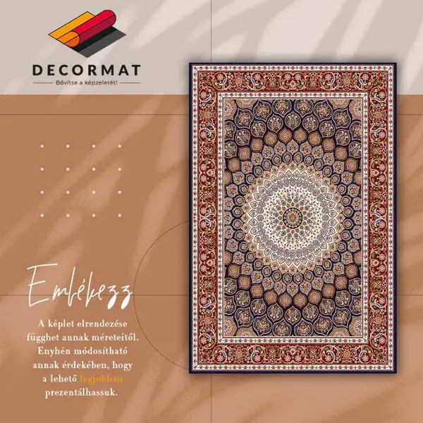 Vinylmatta Geometrisk mandala