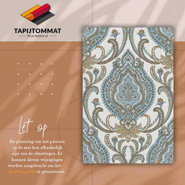 Vinylmatta Orientaliska blommor