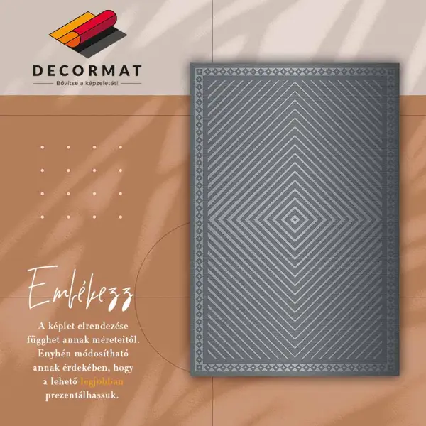 Vinylmatta Geometriska diamanter