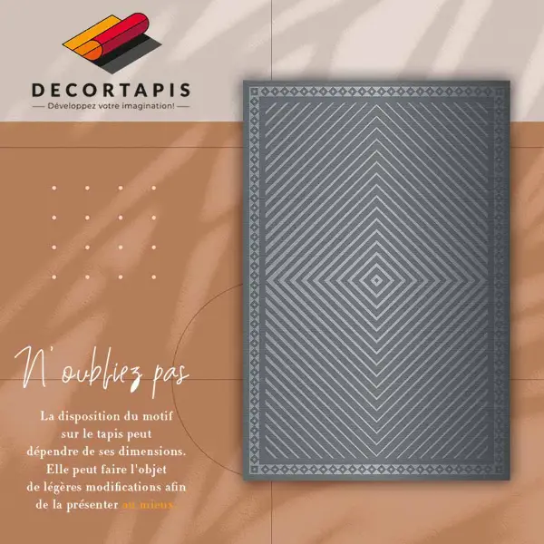 Vinylmatta Geometriska diamanter