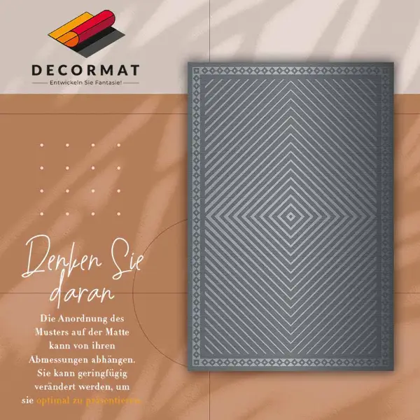 Vinylmatta Geometriska diamanter