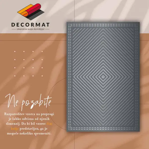 Vinylmatta Geometriska diamanter