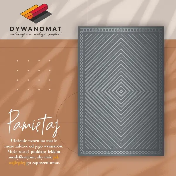 Vinylmatta Geometriska diamanter