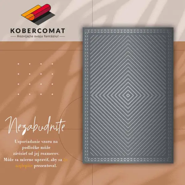 Vinylmatta Geometriska diamanter