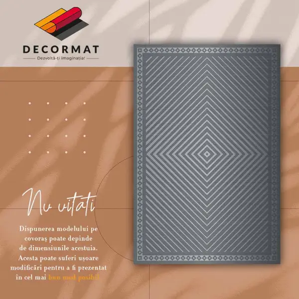 Vinylmatta Geometriska diamanter